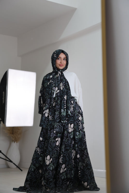 Floralni set od viskoze