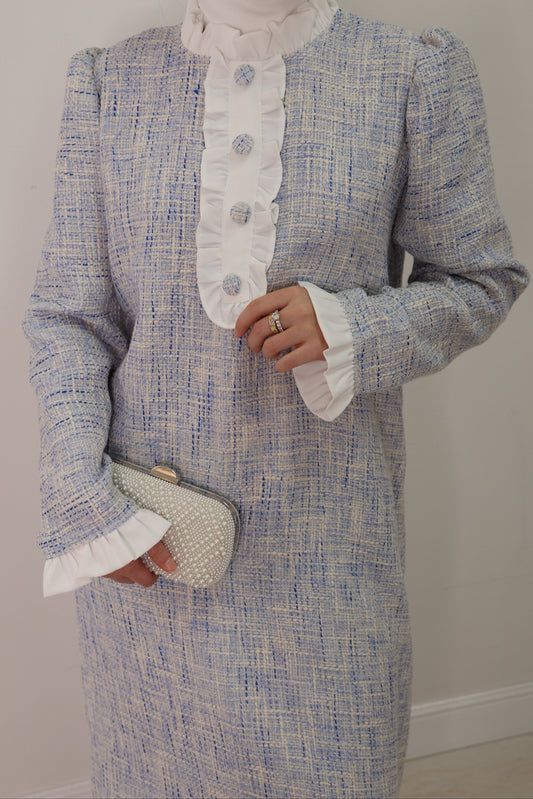 Elegantna Tweed Haljina