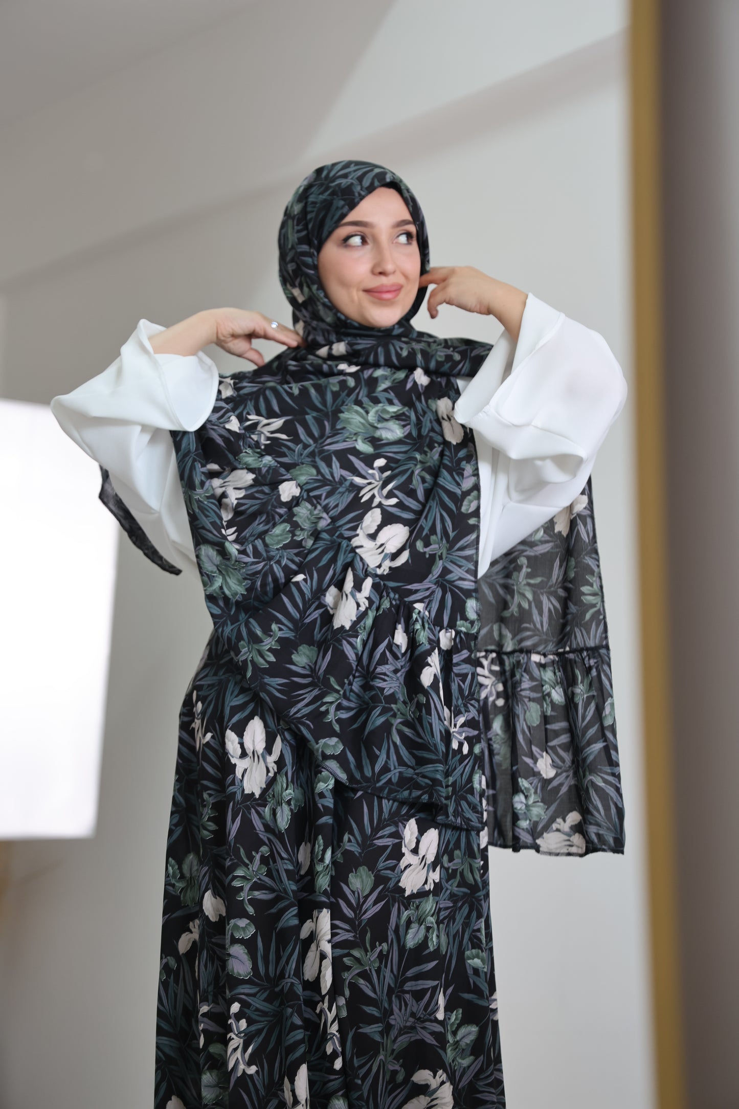 Floralni set od viskoze