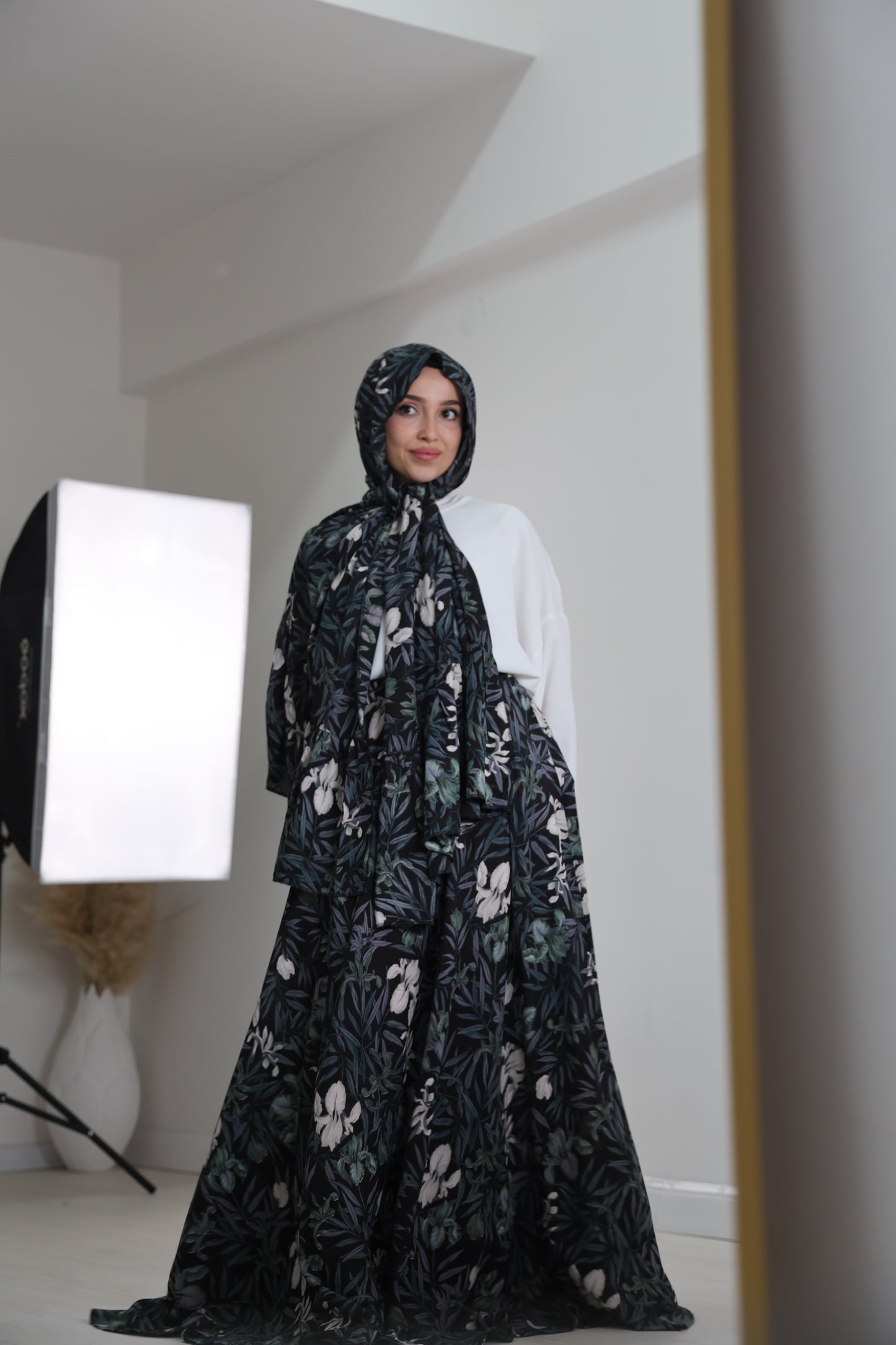 Floralni set od viskoze