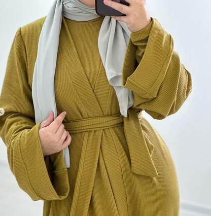 Dvodijelni pleteni set Abaya