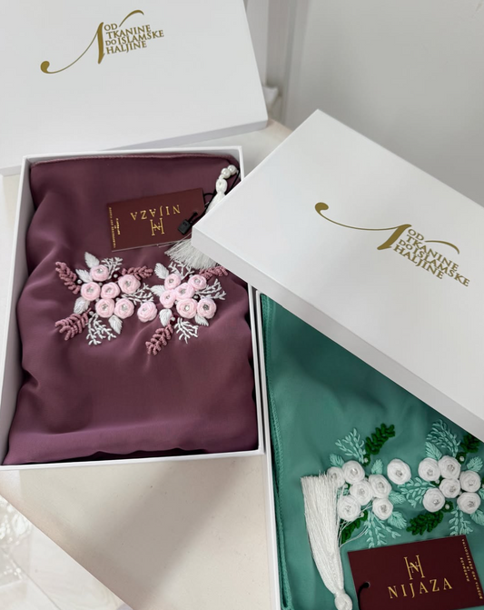 Ručno rađeni vezeni hidžab